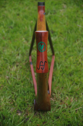 HTech Premium Head Tube Logo on Jarrah Frame