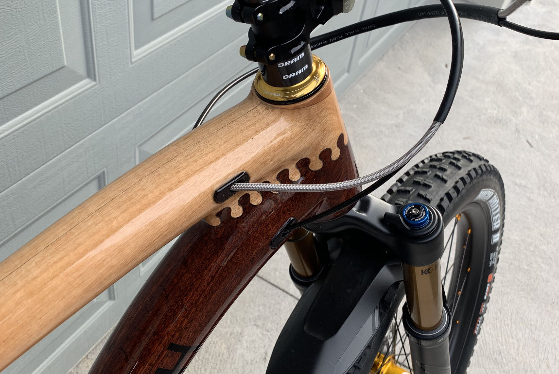 HTech Custom Wood Hardtail Mountain Bike