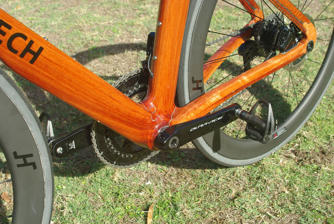 HTech Svelter Wooden Aero Road Bike