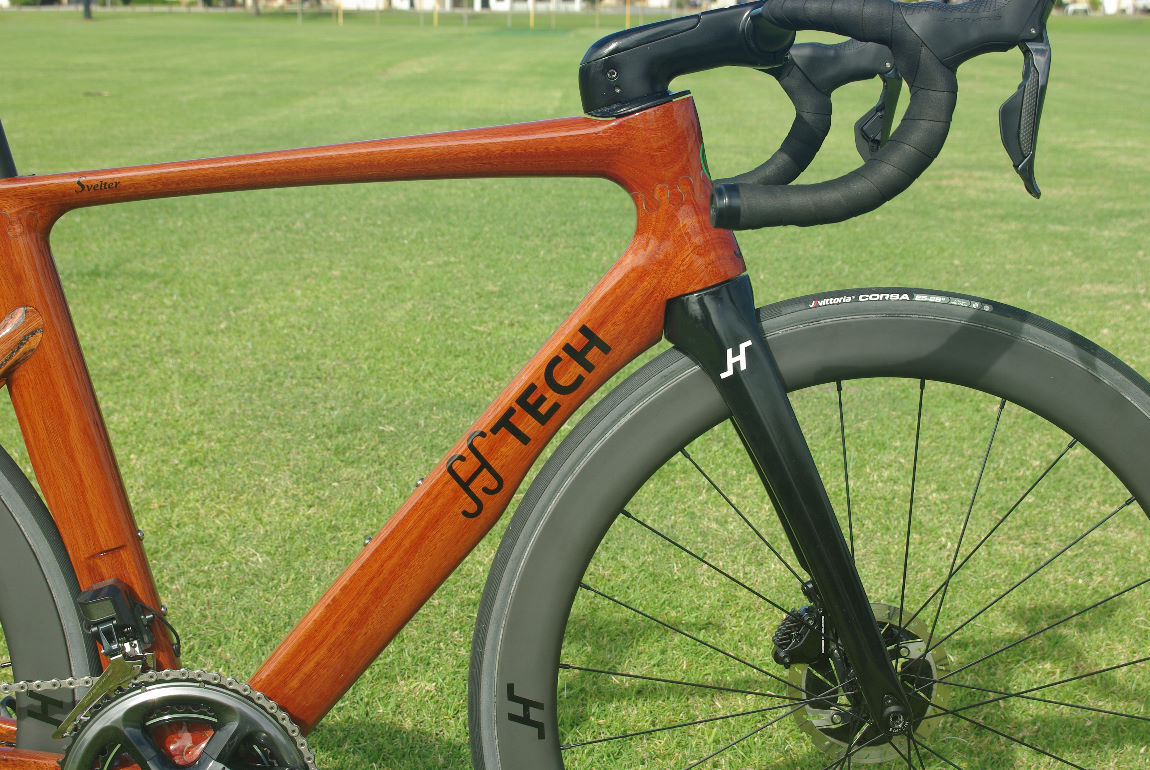 HTech Svelter Wooden Aero Road Bike