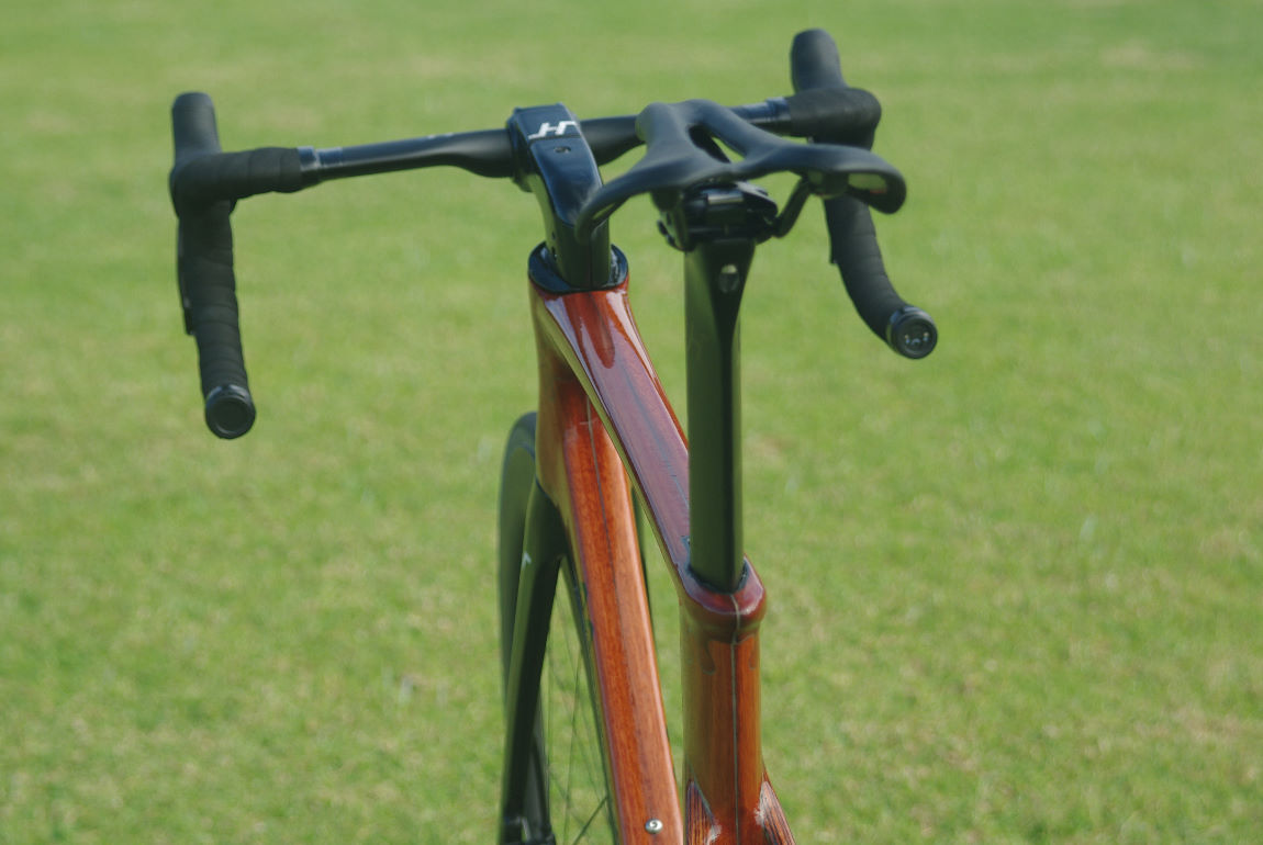 HTech Svelter Wooden Aero Road Bike