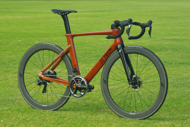 wooden bike